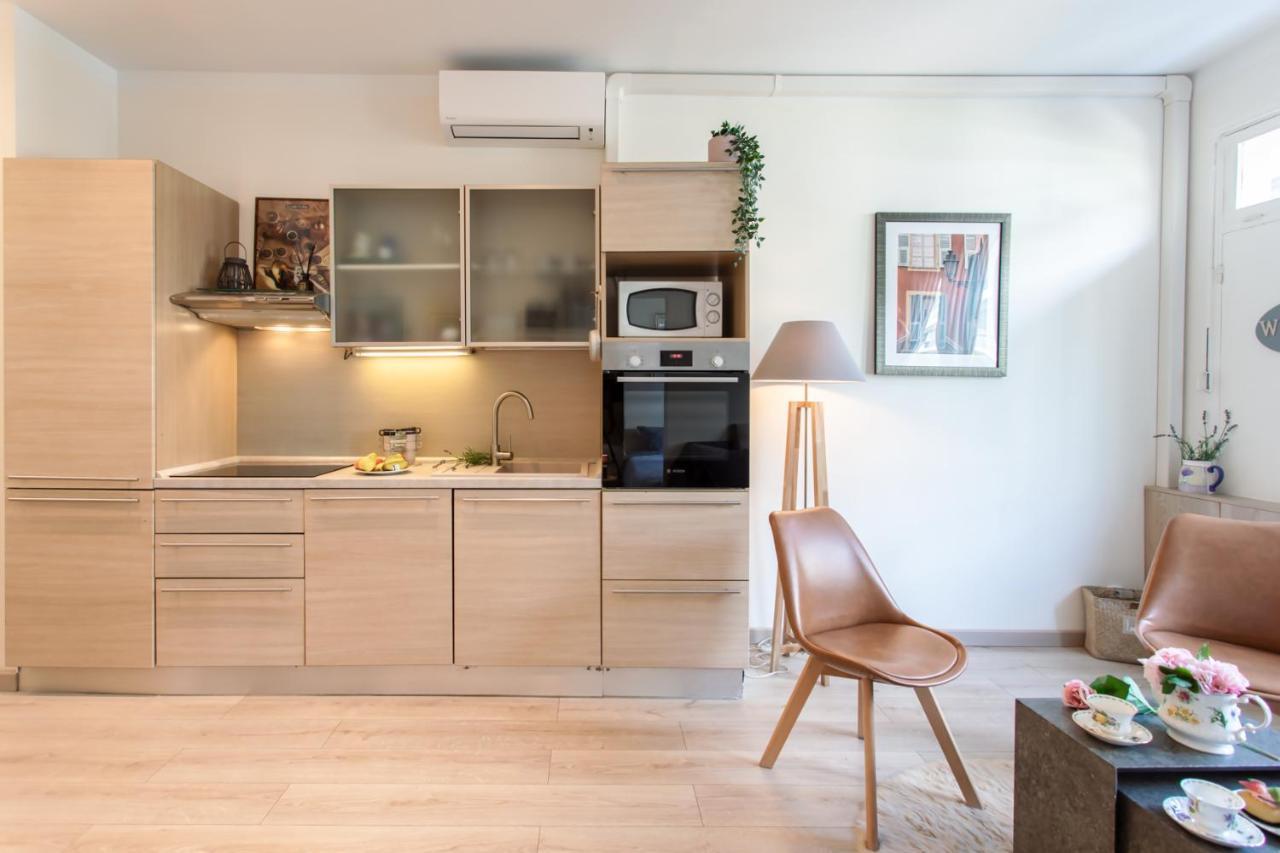 Boutique Apartment La Lavande Free Parking 10 Min Walk Nice Eksteriør bilde