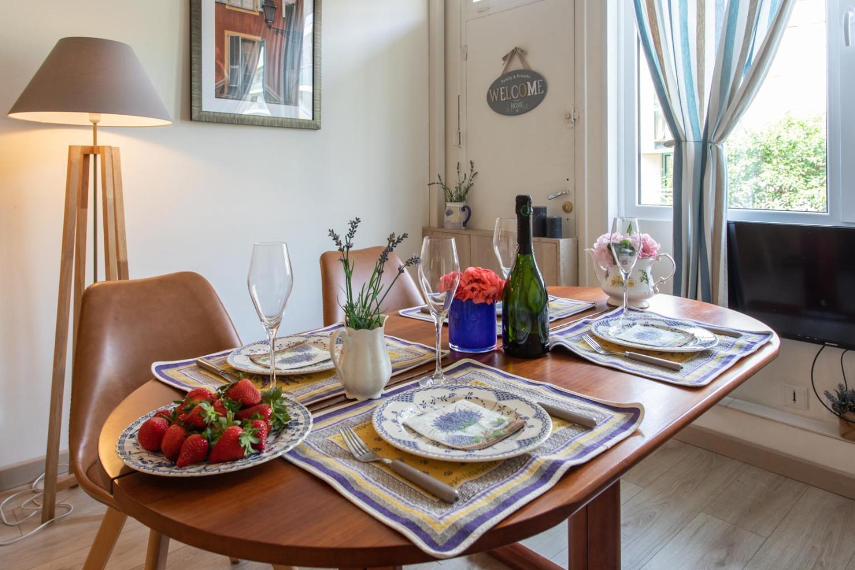 Boutique Apartment La Lavande Free Parking 10 Min Walk Nice Eksteriør bilde